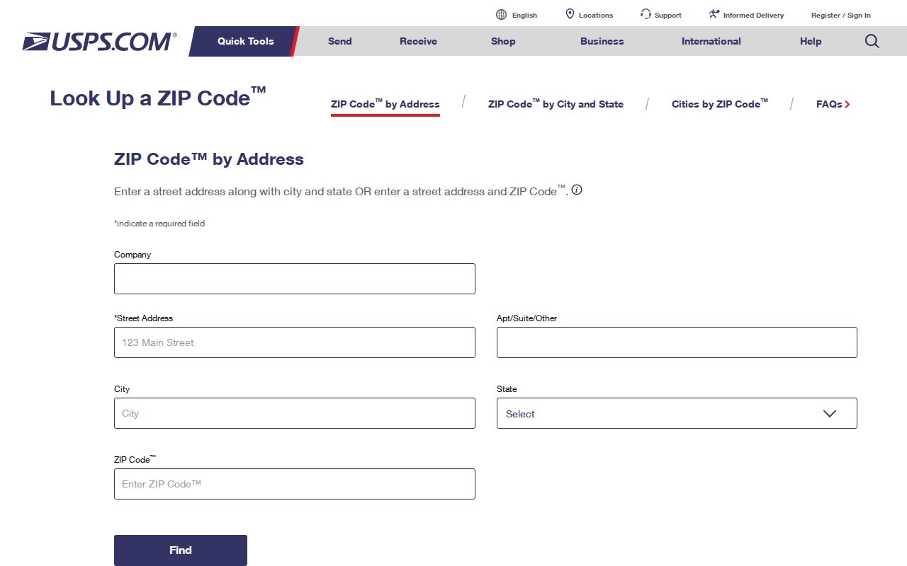 USPS address-level ZIP verification page for a Wausau mailing address